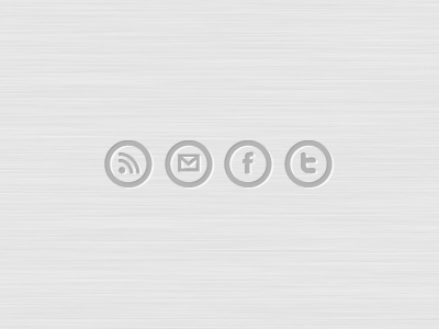Getting Social facebook grey icons social twitter