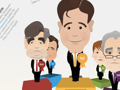 10 Downing Tweets election flash illustrations website