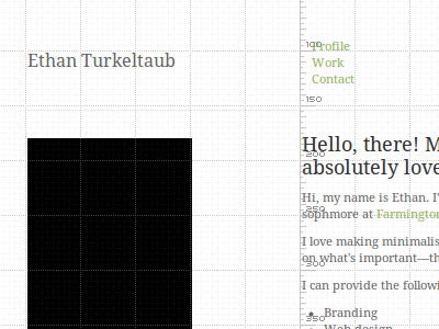 Another Portfolio Refresh grid portfolio serif