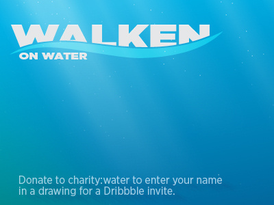 Walken on Water blue nemo walken water wave