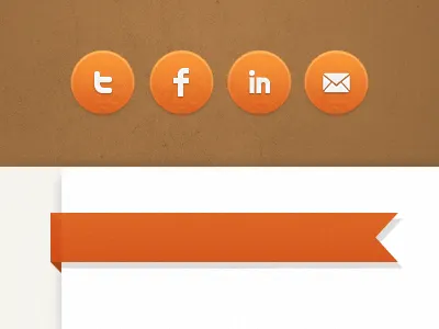 Design elements button buttons noise orange texture