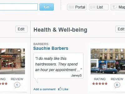 Usertesting page blue design testing