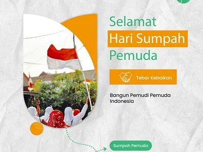 make a foundation poster for Sumpah Pemuda Day foundations hari sumpah pemuda poster sumpah pemuda