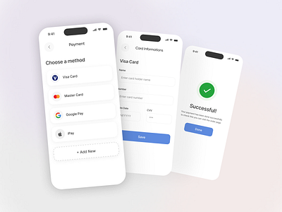 Payment Method App UI Design Concept 🚀 aamamun app interaction branding clean design design design inspiration fresh design graphic design minimalist ui mobile app design mobile app ui mobile ui modern ui payment app ui ui ui design uiuxdesign user interface ux design