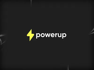 Powerup logo brand branding graphic design icon illustration logo typography vector