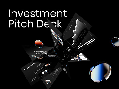 Investment Pitch Deck - Presentation Figma Slides Template 3d blender blockchain branding cryptocurrency deck design fig figma graphic graphic design illustration investment minimal pitch pitch deck presentation slides template token