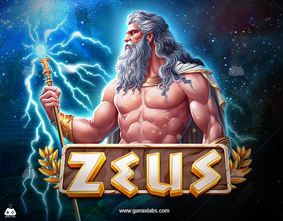 Zeus Slot Theme - 2D Artwork by Gamix Labs | Art Outsourcing 2d artwork animation art outsourcing casino games game character design game characters game development gamix labs illustration slot slot art slot art services slot game animation slot machine slot machine services slot services slot ui zeus slot zeus slot artwork zeus slot theme