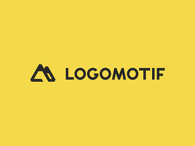 Logomotif Logo Design abstract logo mark bold and modern logo branding creative exploration branding functional logo design graphic design logo logo design inspiration minimalist logo mountain inspired logo mark online logo collection pencil color palette pencil logo