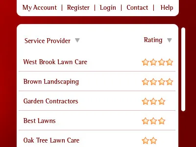 Assistyoo site design form red website white