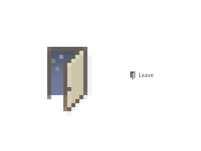 Step out into the night… doors facebook icons