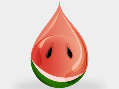 Watermelon Sauce drop watermelon