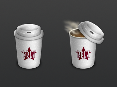 My Favourite Pret Mochas icon illustration