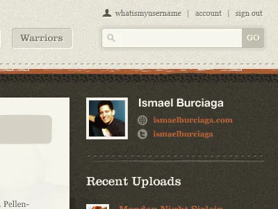 New Skin brown cream noise orange shadow