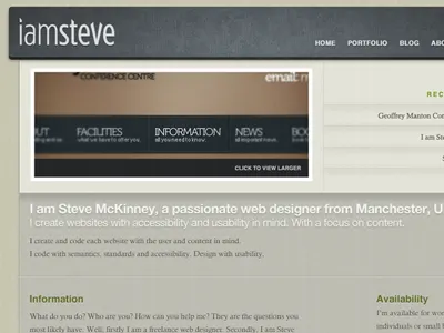 Portfolio finished blue clean green grey noise