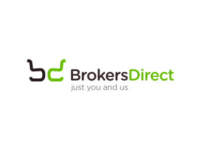 Brokers Direct Logo branding chairs gotham green icon identity insurance logo