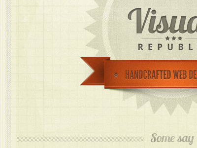 Some Say... logo texture type vintage