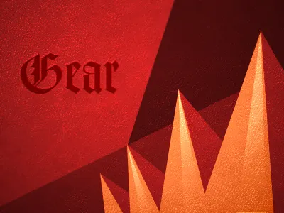 Gear Experiment experiment gear red sharp texture