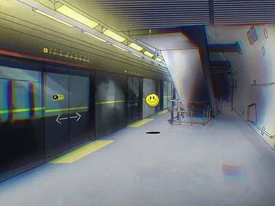 The emoji incident adobe animate after effects animation background art character animation character design cyberpunk digital art frame by frame illustration motion graphics procreate