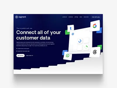 Segment design concept branding design graphic design illustration logo ux vector website design