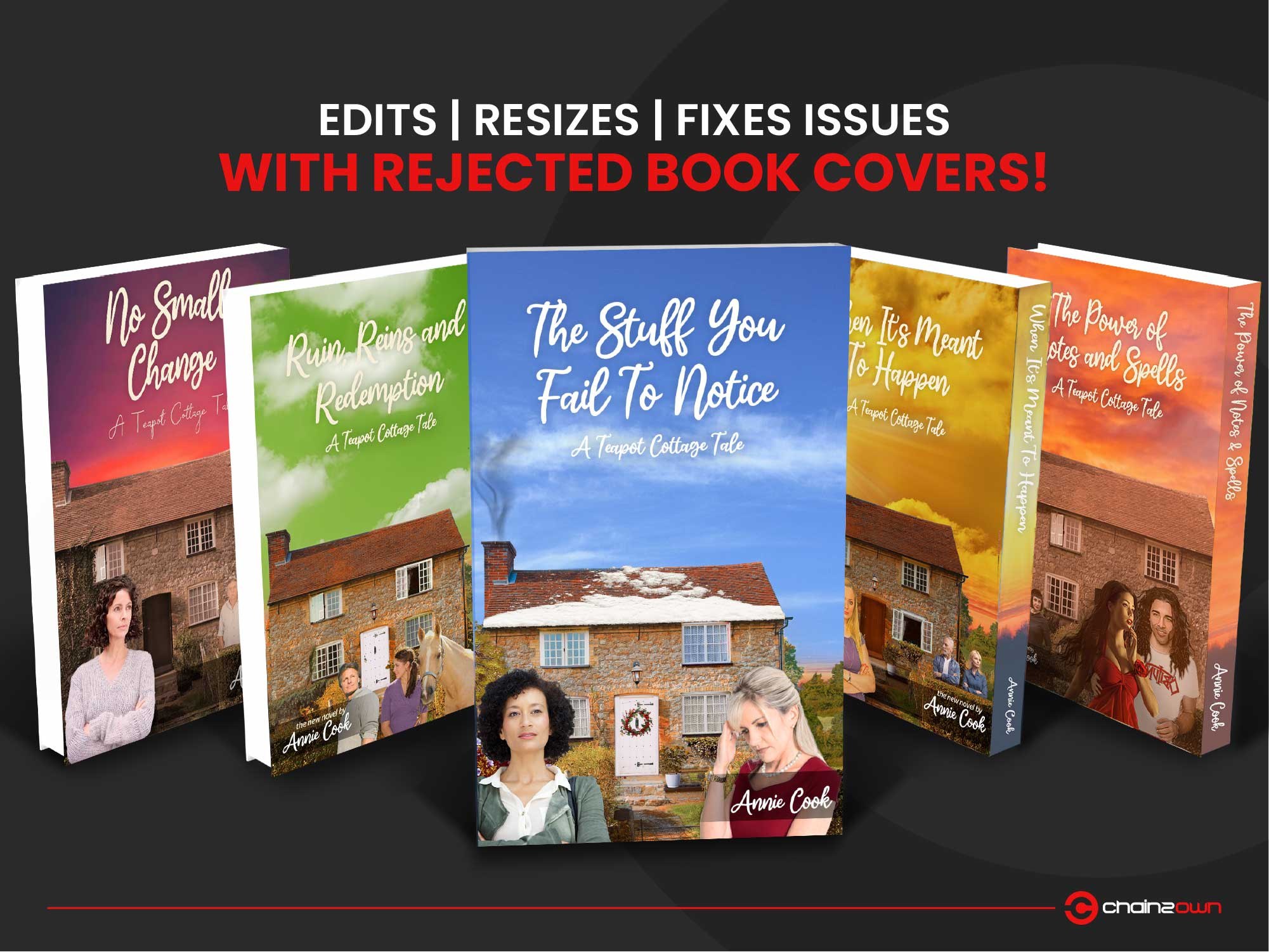 Example of Custom Book Cover Designs In Any Style!