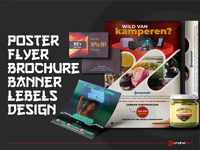 Stunning Marketing Designs: Flyers, Posters, Brochures, and More banner branding brochure cover facebook cover flyer graphic design highlights illustration leaflet marketing post poster reels social media ad story thumbnail timeline cover typography