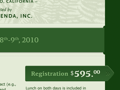 Example of FSB San Francisco Registration