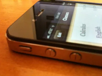 Grades 2 on iPhone 4 app grades iphone iphone4 paper ui wood