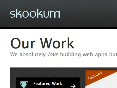 Skookum Header dark header web