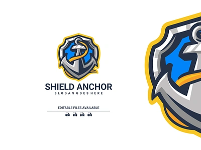 SHEILD ANCHOR graphic graphic design ilustration logo logo design logos motion graphics