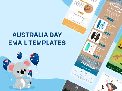 Australia Day Email Templates australia day design email email builder email campaign email design email marketing email newsletter email templates html email newsletter stripo email web design