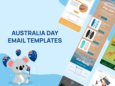 Australia Day Email Templates australia day design email email builder email campaign email design email marketing email newsletter email templates html email newsletter stripo email web design