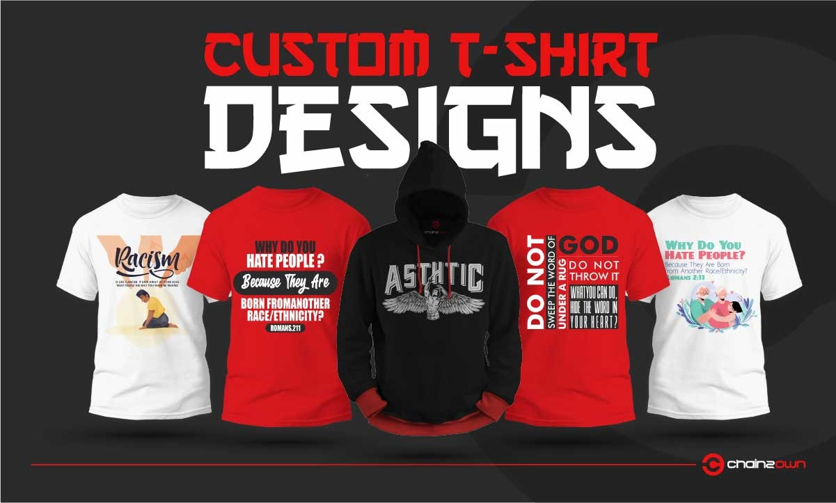 Example of Custom T Shirt & Merchandise Designs 