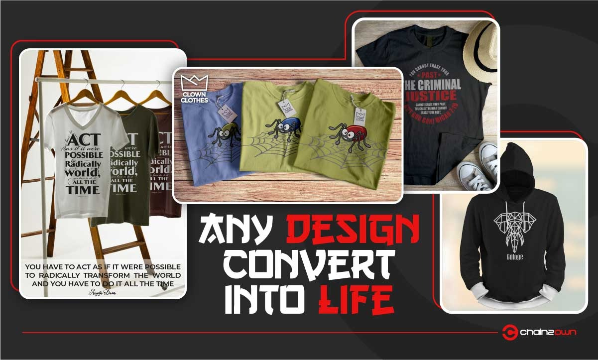 Example of Custom T Shirt & Merchandise Designs 