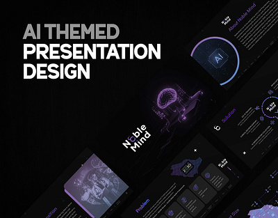 PRESENTATION DESIGN | AI THEMED editorial design graphic designer powerpoint presentation