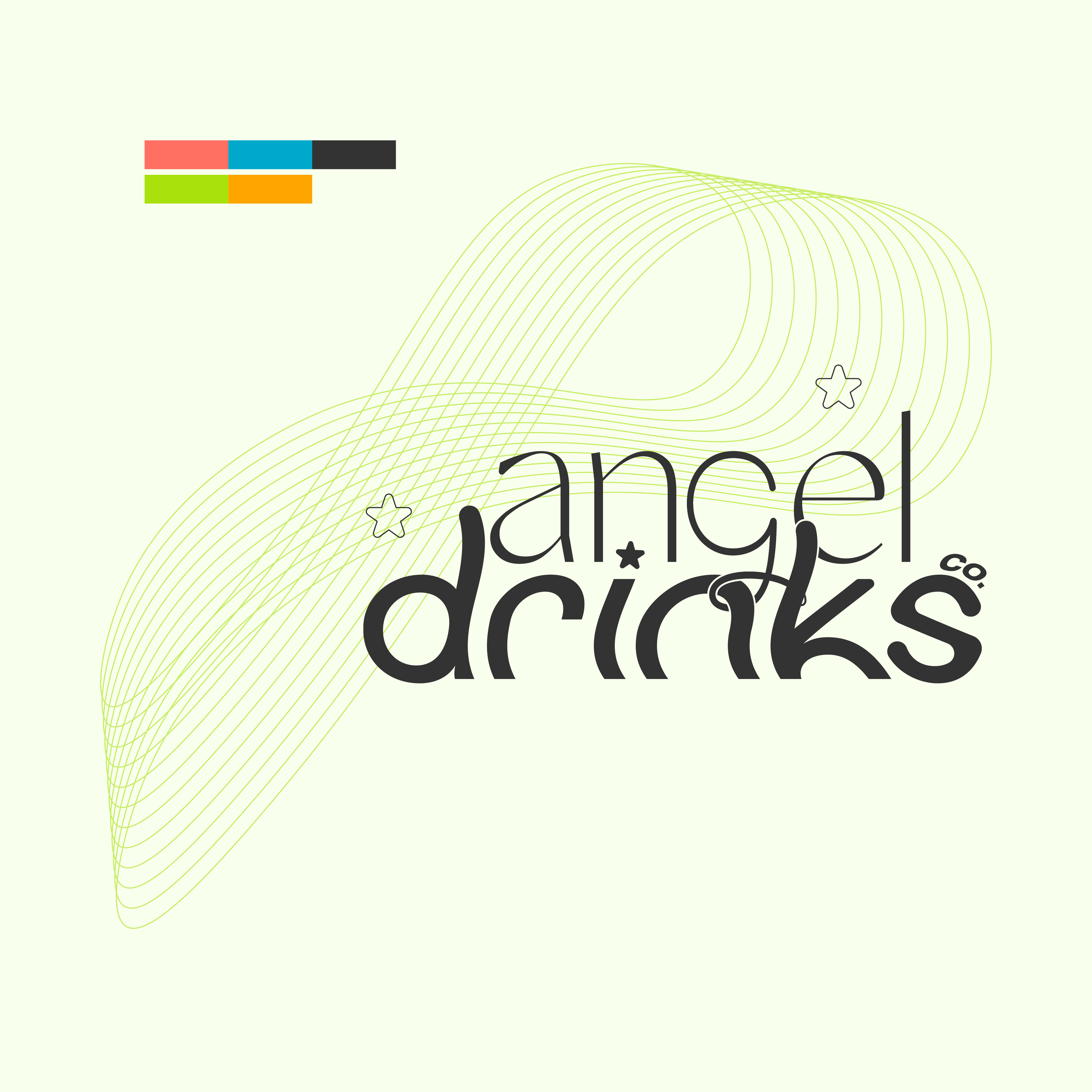 Angel Drinks Co. - A non-alcoholic cocktail producer branding graphic design logo