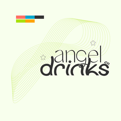 Angel Drinks Co. - A non-alcoholic cocktail producer branding graphic design logo