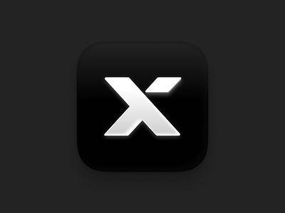 Project X - App icon ai app icon branding design designsystem graphic design icon ios llm logo mac ml mobile x