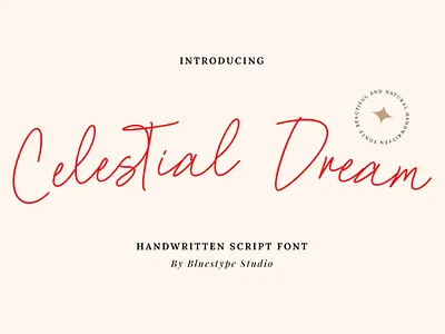 Celestial Dream Font branding design font font design graphic design handwritten illustration logo script font trendy font type typography ui