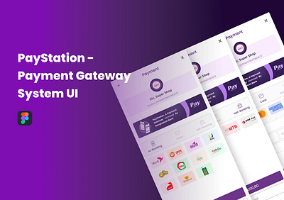 PayStation - Payment Gateway UI design graphic design ui ux website