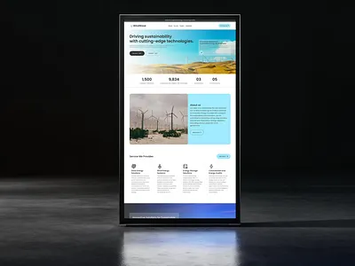 Windwave design grapgicdesign landingpage latest trending uiux