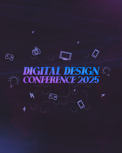 Digital Design Conference 2025 – Event Poster Design branding graphic design poster