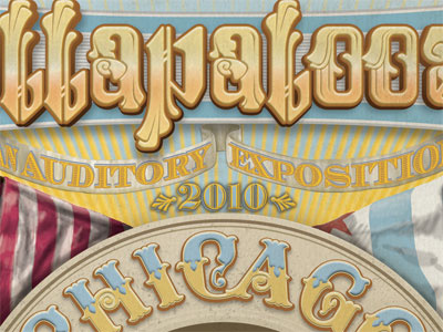 Lollapalooza illustration painting photoshop poster