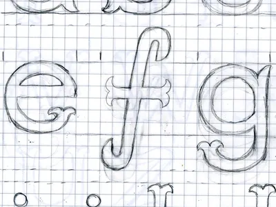 efg ascender descender e f g lowercase sketchy typography x height