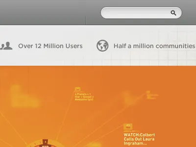 Orange Header Idea grey header icon idea orange website