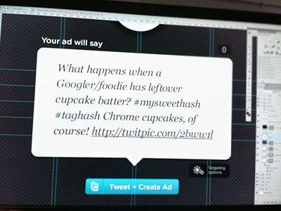 Ad Creator Redesign Process Shot 140 proof depth guides photoshop screenshot tweet twitter ui