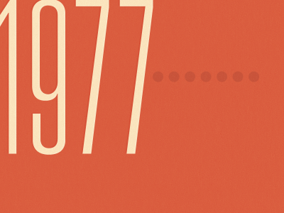 1977 redux orange texture univers