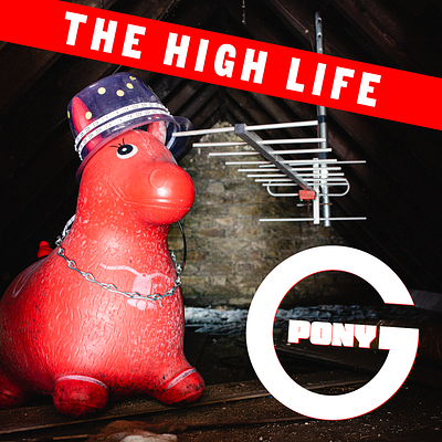 Pony G - The High Life branding concept graphic design music photography