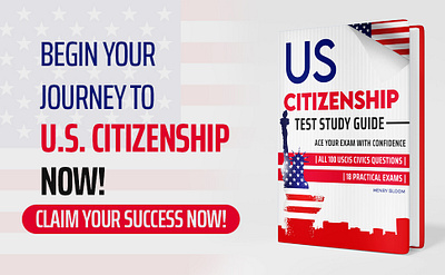 US Citizenship Book Amazon Kindle A+ content Design amazon banners amazon kindle book banners design book cover design branding designer logo mockups product design us book