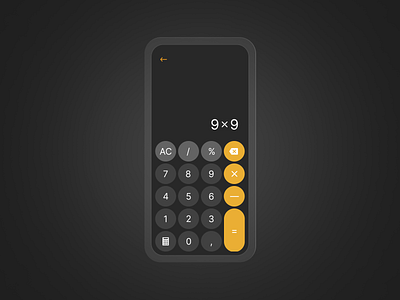 Daily UI Challenge #13 calculator graphic design ui ux