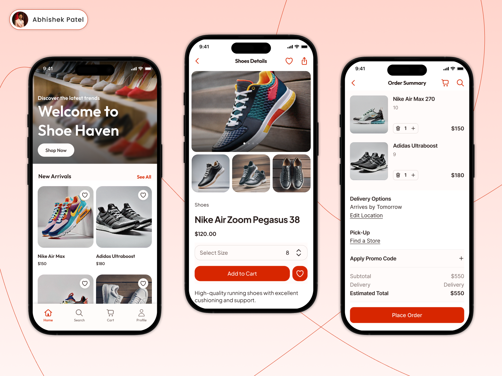 E-commerce Shoes | Mobile App UI/UX Design appconcept appdesign dribbble ecommerceapp ecommerceui figmadesign interactiondesign minimaldesign mobileappdesign mobileui onlineshopping productdesign shoestore shoppingapp shoppingui uidesign uiux uxdaily uxdesign uxinspiration